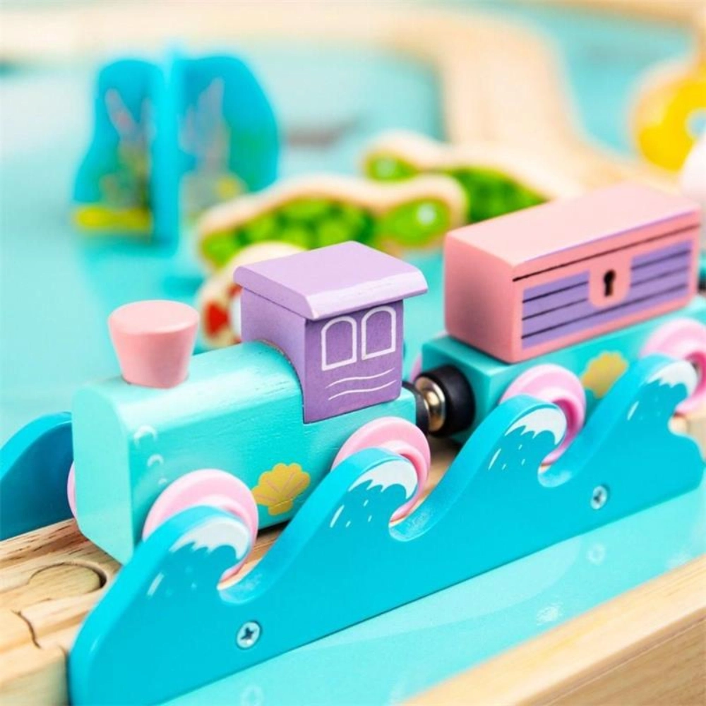 Bigjigs Mermaid Train Set With Table 08
