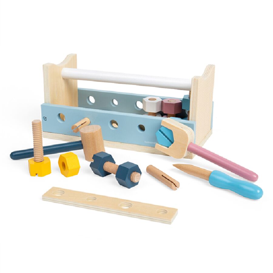 Bigjigs Toys My First Workbench would be ideal for little builders who can get to work with their very own Carpenters Kids Workbench, complete with tools
