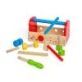 Bigjigs My Tool Box comes with a spanner, hammer, nuts and bolts and even a screwdriver and ruler, everything a young crafter needs to get on with the job of fixing!