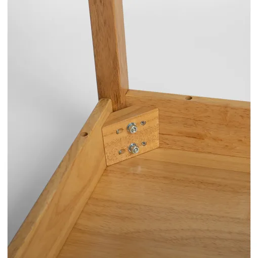 Bigjigs Natural Wooden Table and 2 Chairs 2