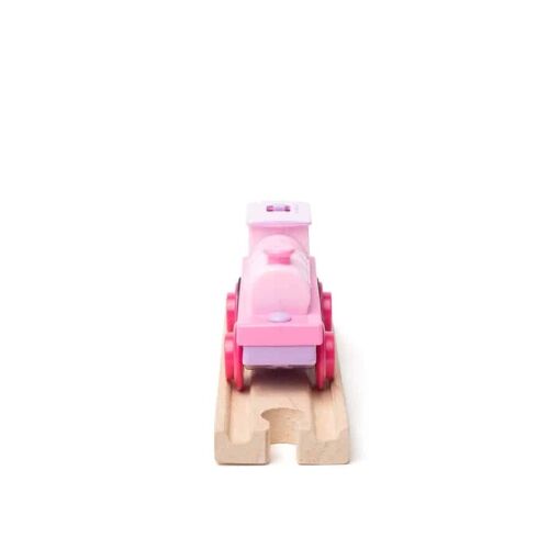 Bigjigs Toys Powerful Pink Loco - Battery Operated - Image 4