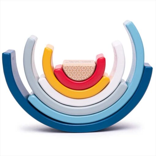 Bigjigs Rainbow Arches - FSC 100% - Image 5
