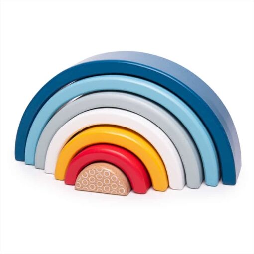 Bigjigs Rainbow Arches - FSC 100% - Image 4