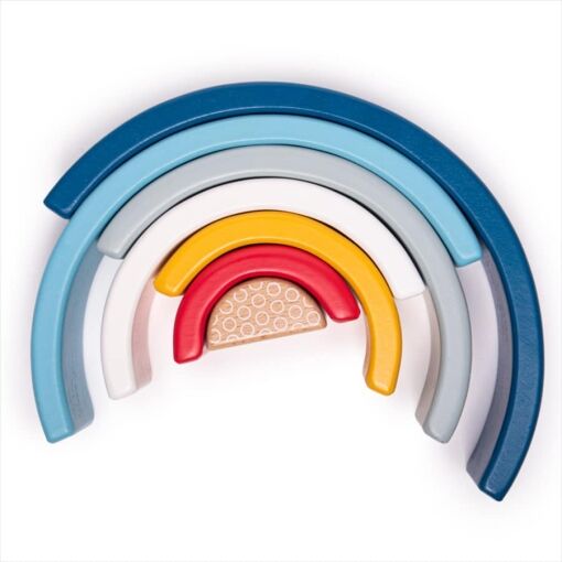 Bigjigs Rainbow Arches - FSC 100% - Image 3