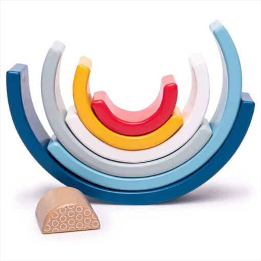Bigjigs Rainbow Arches - FSC 100% - Image 2