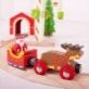 Bigjigs Santa Sleigh With Reindeer would be a wonderful gift for any rail enthusiast, compatibility with most other major wooden railway brands