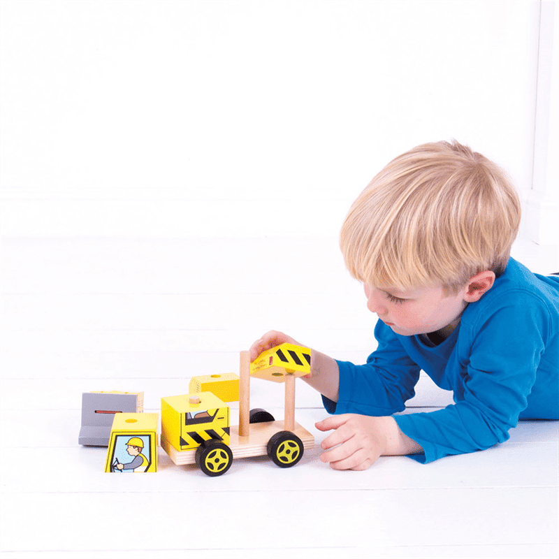 Bigjigs Stacking Bulldozer - Image 4