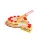 Bigjigs Strawberry Party Cake comes complete with a serving slicer, this wooden toy cake is big enough to treat six little friends on a special occasion or as an after tea treat.