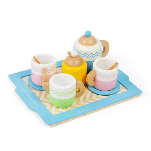 Bigjigs Toys Tea Tray Set - Image 5