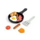 This Bigjigs Toys Breakfast Fry Up wooden playset comes complete with Sausages, Bacon, Mushrooms, Tomatoes, Egg, Beans, Spatula and Frying Pan.