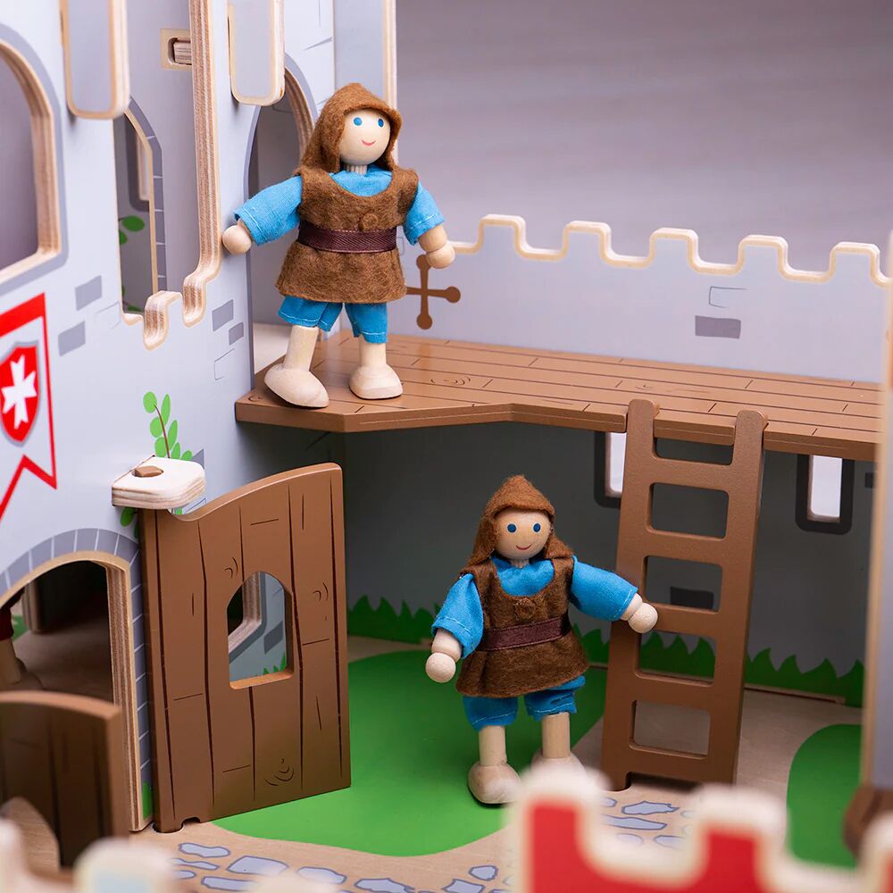 Bigjigs King Georges Castle - Wooden Toys - Little Dreamers