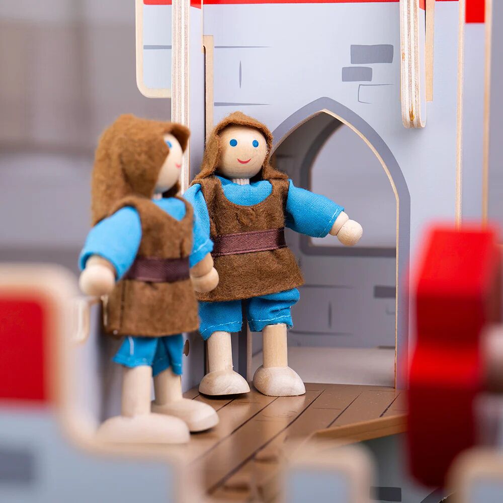 【BIG CASTLE】Zingy’s ジンギーズ 2冊 Bigjigs King Georges Castle - Wooden Toys - Little Dreamers