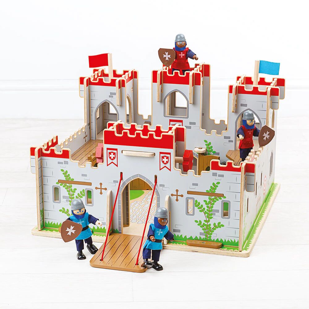 【BIG CASTLE】Zingy’s ジンギーズ 2冊 Bigjigs King Georges Castle - Wooden Toys - Little Dreamers