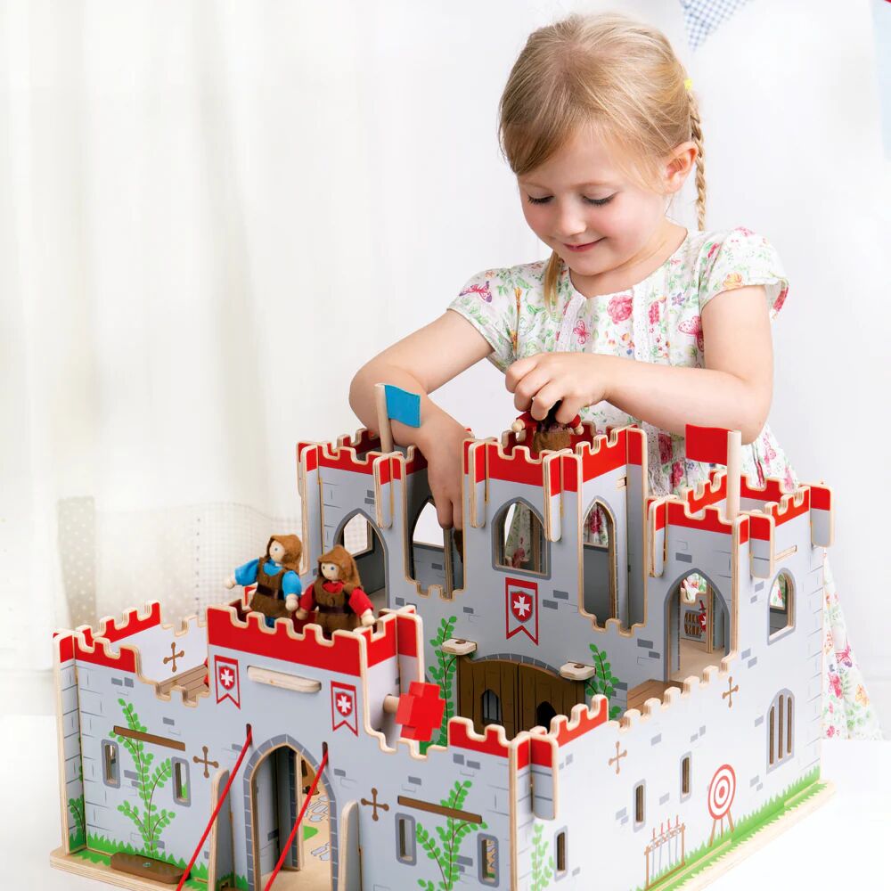 Bigjigs King Georges Castle - Wooden Toys - Little Dreamers