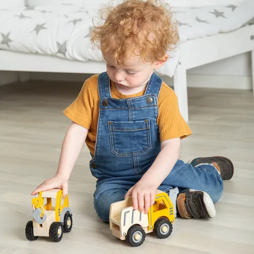 Bigjigs Toys Mini Crane Truck 3