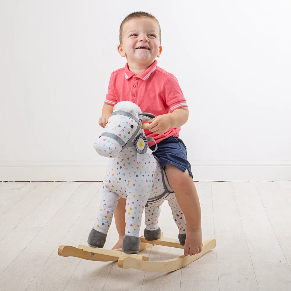 Bigjigs Toys Patterned Rocking Horse 2