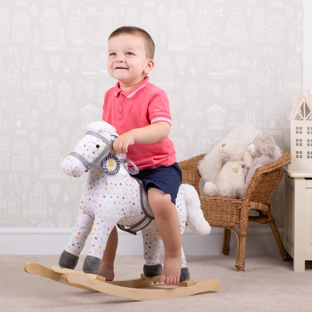 Bigjigs Toys Patterned Rocking Horse 3