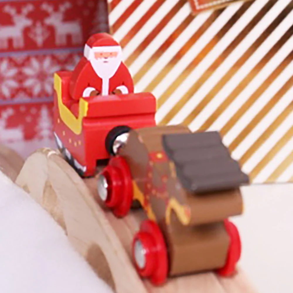 Bigjigs Toys Santa Sleigh With Reindeer 2