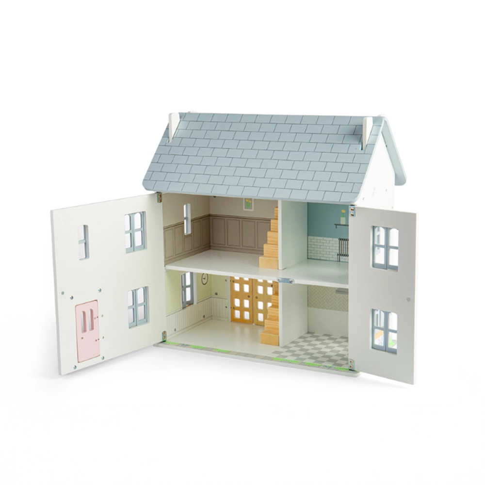 Bigjigs Toys Summer Cottage Dolls House 4