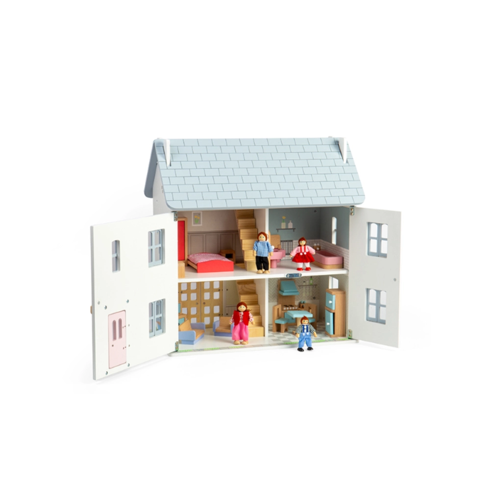Bigjigs Toys Summer Cottage Dolls House 6