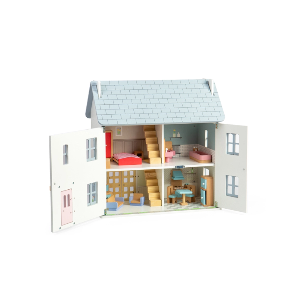 Bigjigs Toys Summer Cottage Dolls House 7