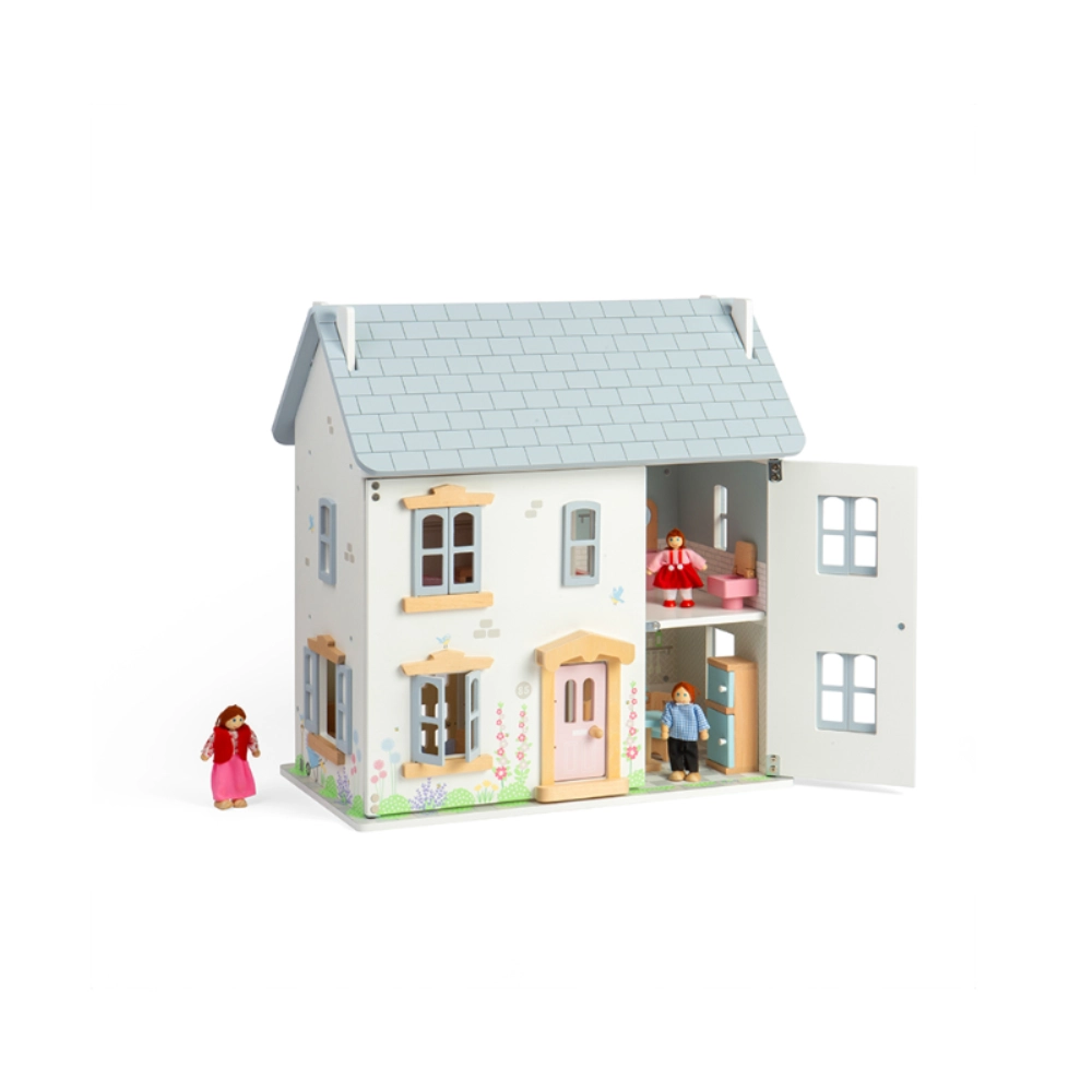 Bigjigs Toys Summer Cottage Dolls House 8