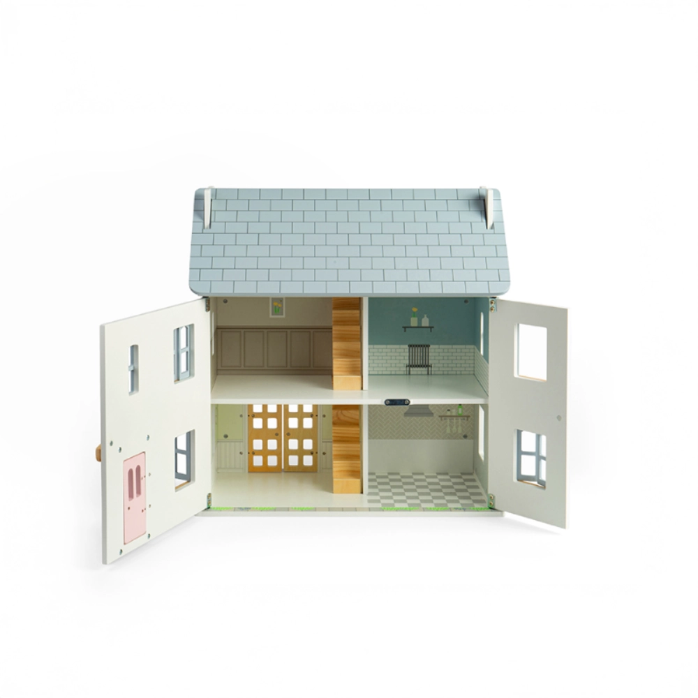 Bigjigs Toys Summer Cottage Dolls House 9