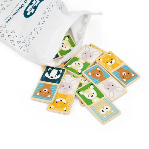 Bigjigs Toys Woodland Animal Dominoes 2