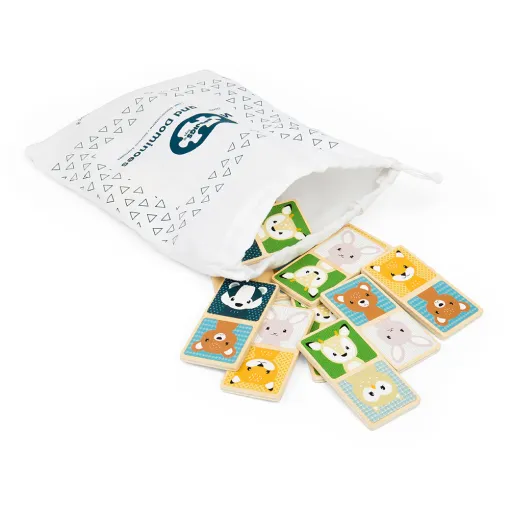 Bigjigs Toys Woodland Animal Dominoes 4