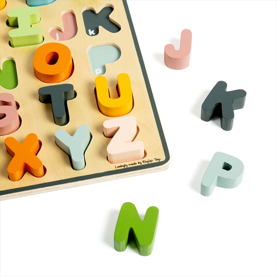 Bigjigs Uppercase ABC Puzzle - FSC - Image 2