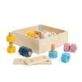 Bigjigs Crate of Nuts and Bolts would be great for little crafters, on their next DIY project, the chunky pieces being ideal for little hands to grip, hold and examine as they play.