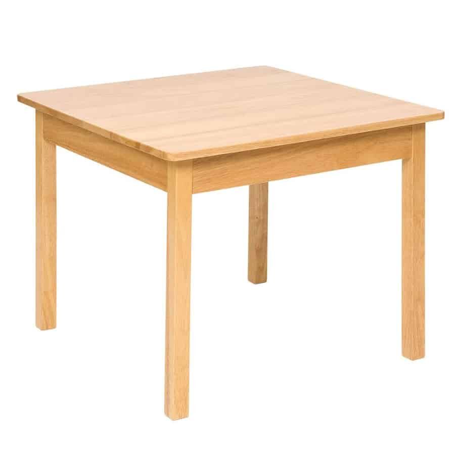 Bigjigs Solid Wood Table is a sturdy and robust solid hardwood wooden kids table that is perfectly sized for children and sure to enhance any playroom or bedroom!