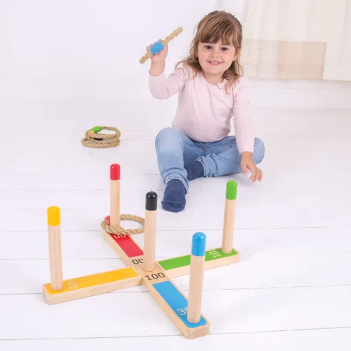 Bigjigs Wooden Quoits - Image 10