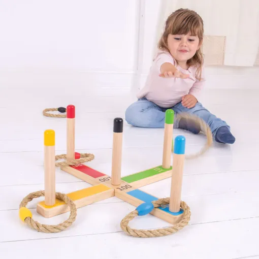 Bigjigs Wooden Quoits - Image 9