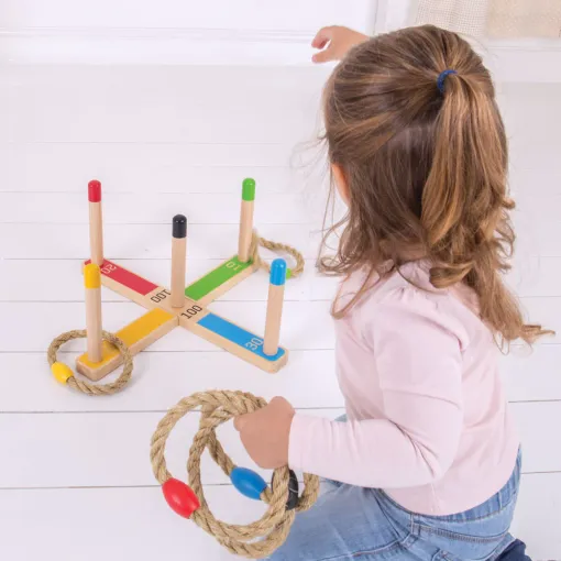 Bigjigs Wooden Quoits - Image 8