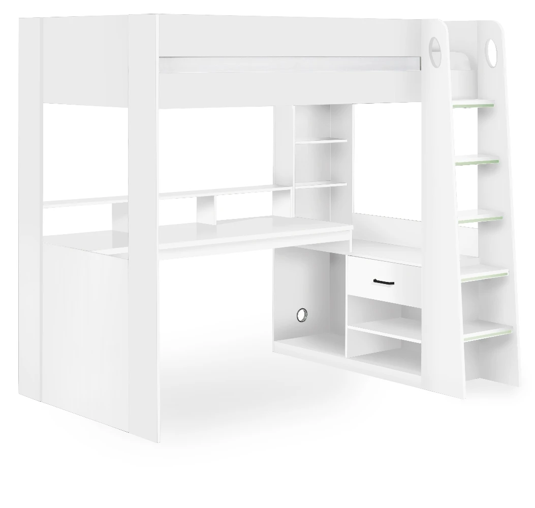 Blaze Gaming Bunk Bed - White - Image 3
