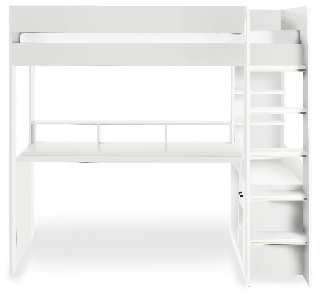 Blaze Gaming Bunk Bed - White - Image 4
