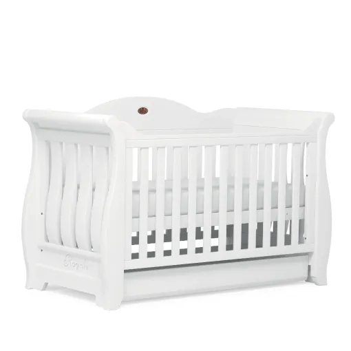 Boori Sleigh Royale Cot Bed White 3