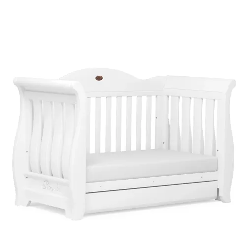 Boori Sleigh Royale Cot Bed White 5