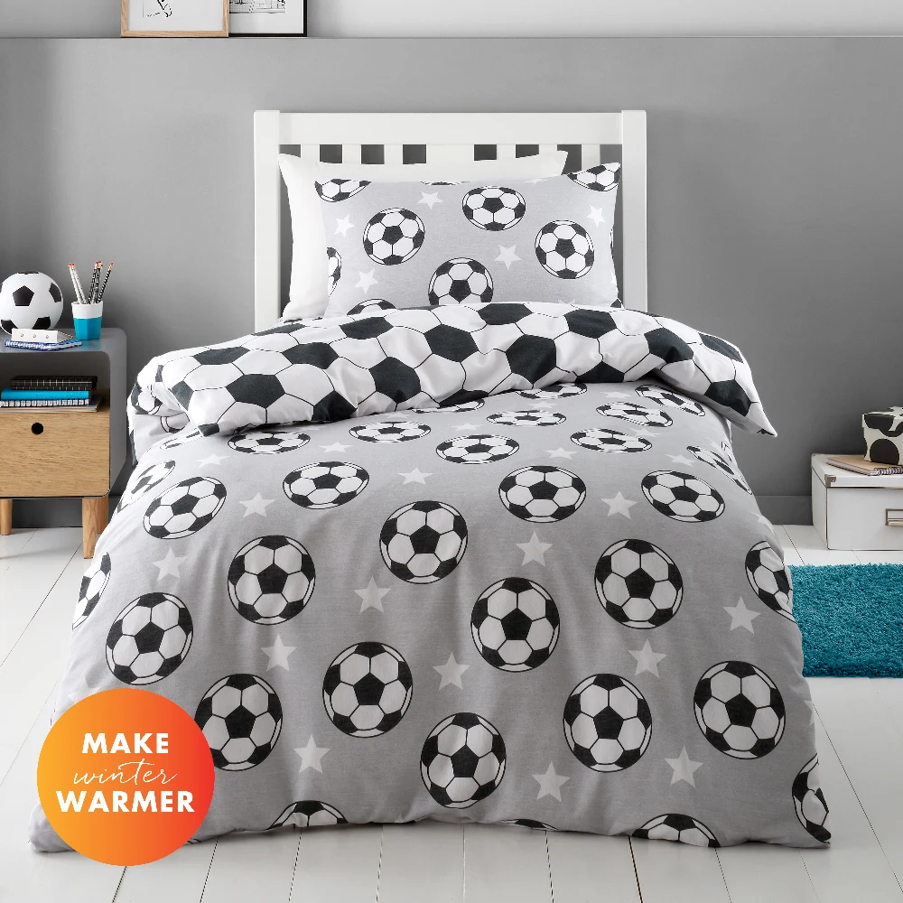 Brushed Football Toddler Duvet Cover 1