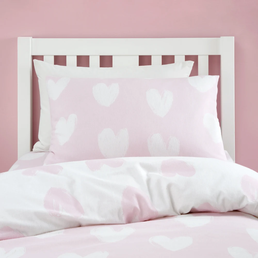 Brushed Hearts Toddler Duvet Set 4