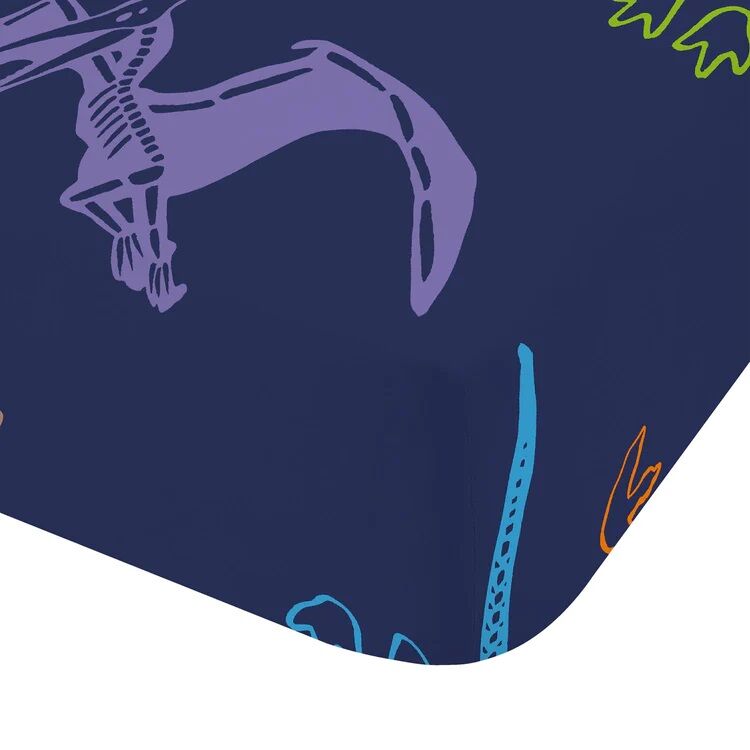 Prehistoric Dinosaur Toddler Fitted Sheet - Image 2