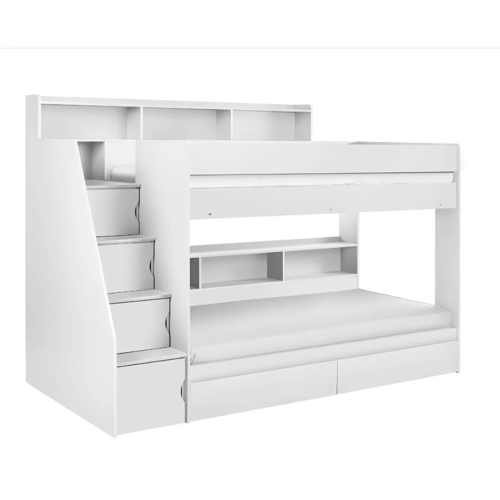 Camelot Staircase Bunk - All White - Image 5