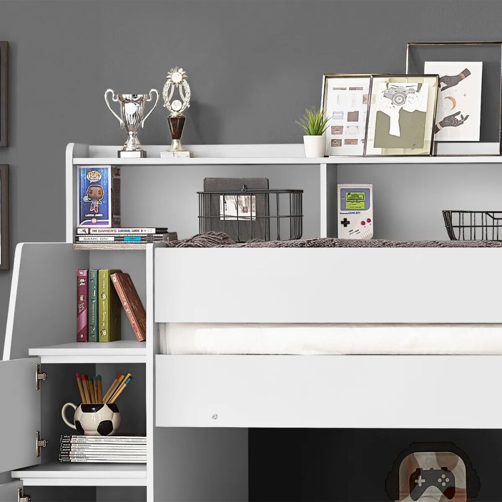 Camelot Staircase Bunk - All White - Image 3