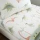Dinosaur Toddler Fitted Sheet by Chapter B will help to complete your Dino theme room with these wonderful toddler duvet sheet set