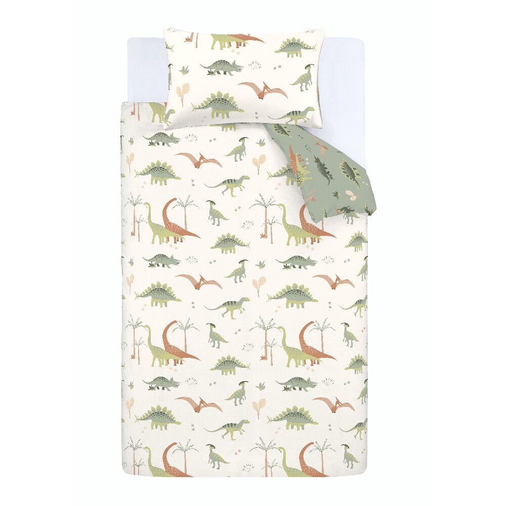 Dinosaur Toddler Duvet Set Natural - Image 6