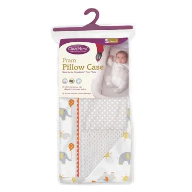 Clevafoam Pram Pillow Cover Elephants 5