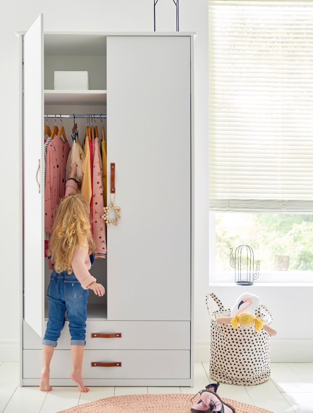Cool Kids 2 Door Wardrobe - Image 3