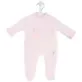 This Dandelion Daydreamer Elephant Cotton Sleepsuit comes in a soft pink and features a cute Baby Elephant appliqué and ruffles