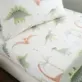 Dinosaur Single Bed Fitted Sheet by Chapter B will help to complete your dino themed room, with this soft Polycotton fitted sheet in a neutral tones.